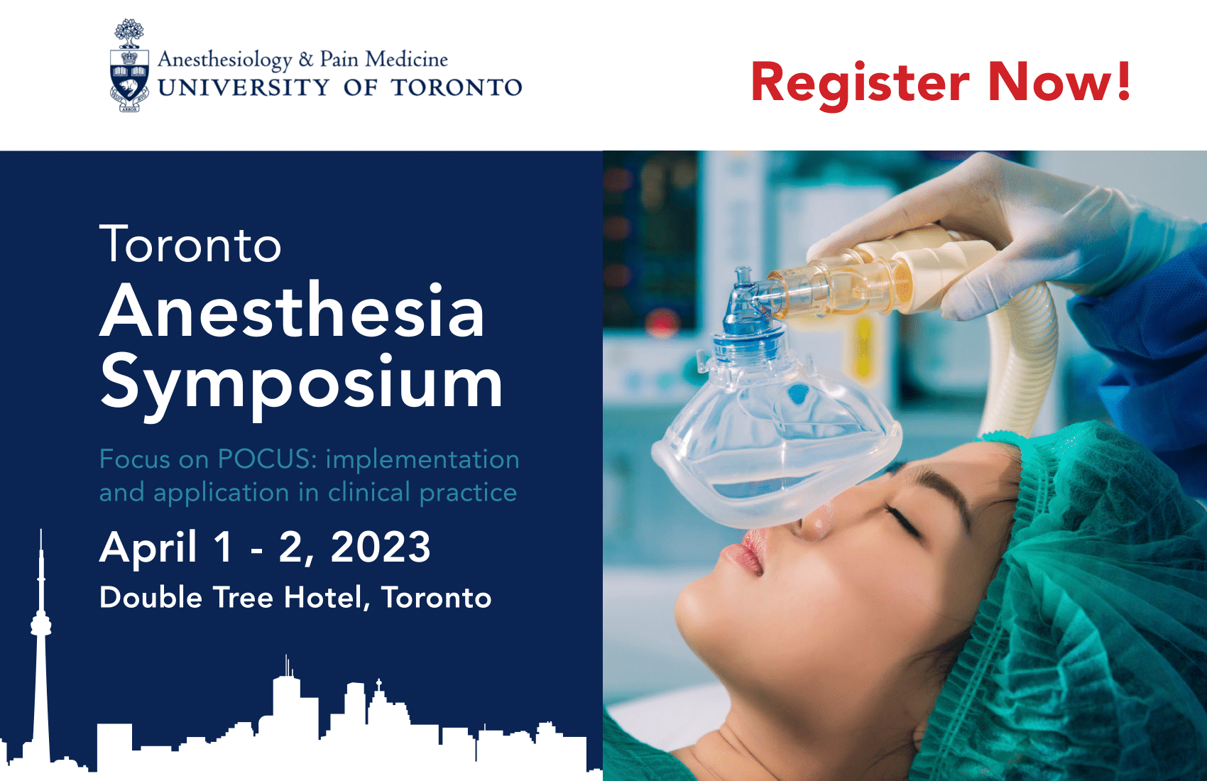 2023 Toronto Anesthesia Symposium (TAS) Conference Department of